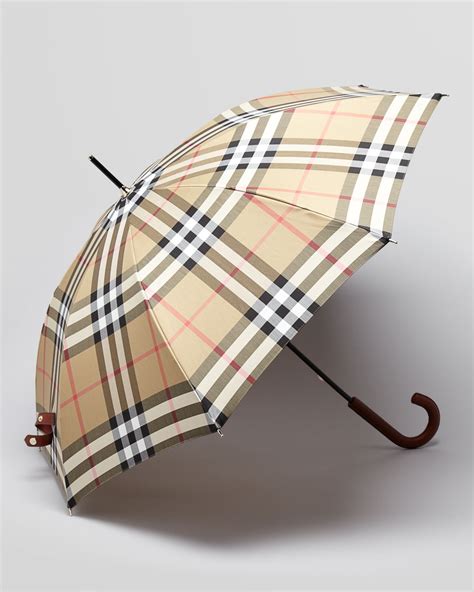 how would you allocate 250 burberry umbrellas in july|Check Nylon Cotton Umbrella in Buff .